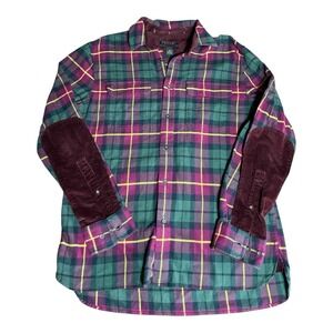 Banana Republic Men's organic cotton lightweight Luxe Flannel shirt M NEW